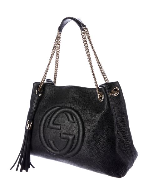 gucci black soho chain bag|Gucci soho bag aliexpress.